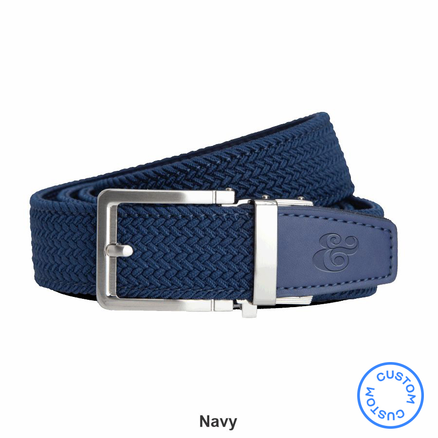 Braided Cool Stamp - Navy